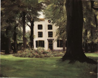 Landhuis in Hilversum door Max Liebermann